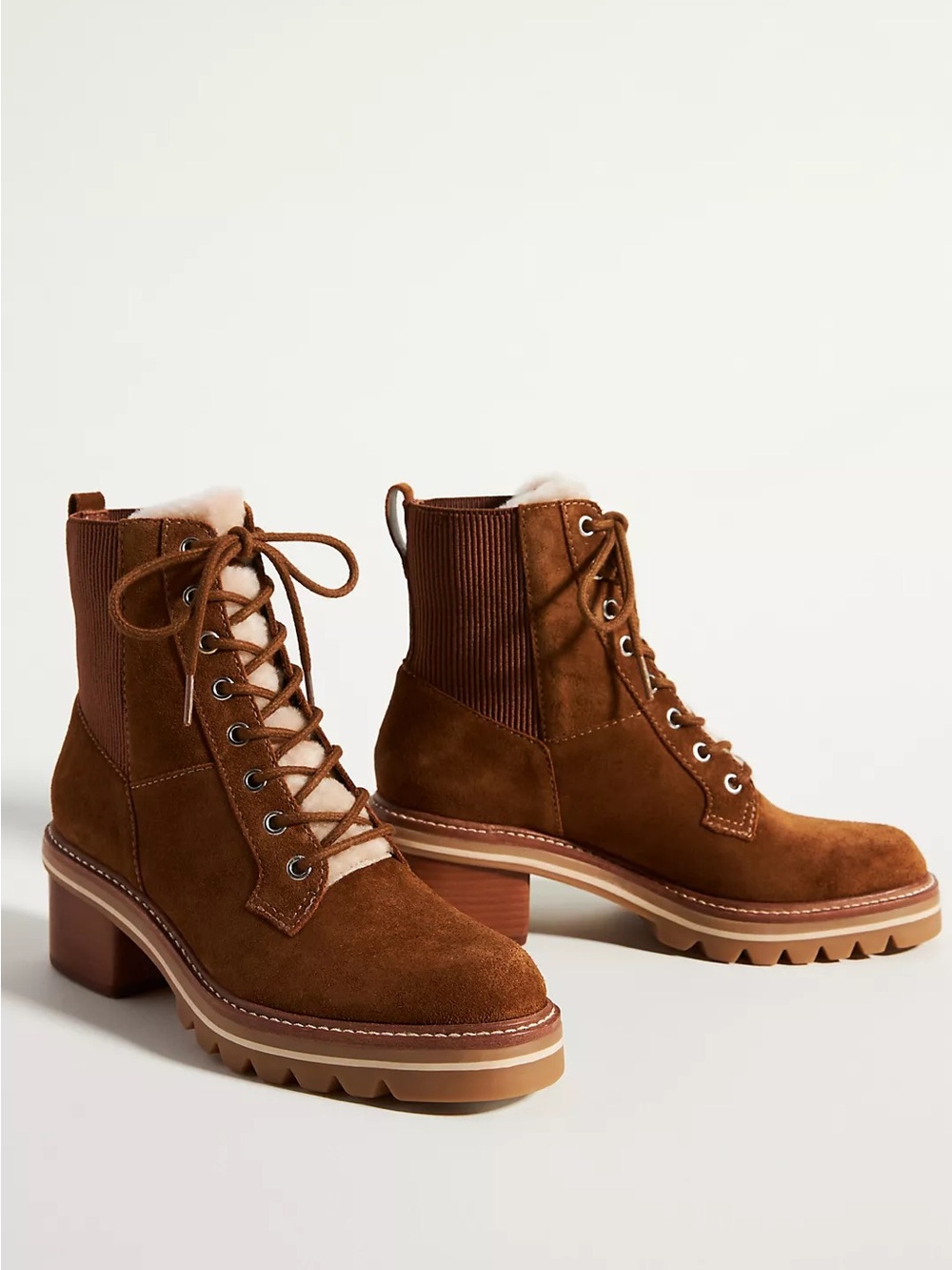 Bernardo Selena Water Resistant Genuine Shearling Winter Boot In Tobacco | 9